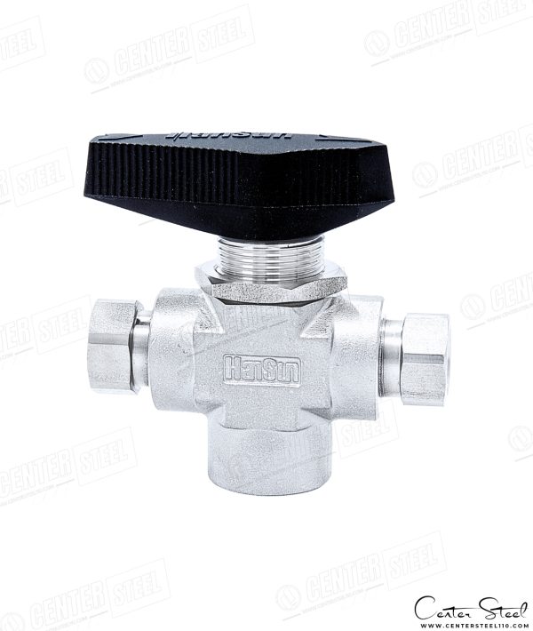 بال ولو CNG (سه راهی) - 3Way CNG Ball Valve سری STBVC برند S-LOK - تصویر 4