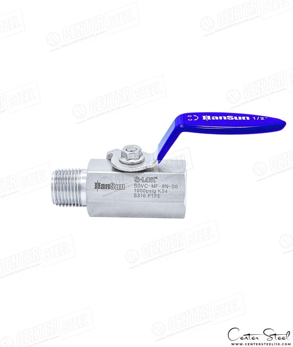 بال ولو 1000Psi ( شیر توپی ) - Ball Valve سری SBV10 برند S-LOK - تصویر 3