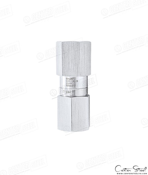 چک ولو 6000Psi ( شیر یکطرفه ) - High Pressure Check Valve سری SCH60 برند S-LOK - تصویر 5