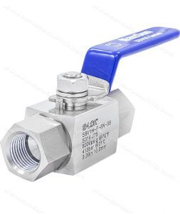SBV-1-H | High Pressure Ball Valve | 2Way Ball valve | 10000psi | High Pressure | بال ولو | بال ولو دو راهی | شیر گازی | شیر توپی | شیرتوپی | شیرگازی | بال ولو دو راه | مرکز استیل ۱۱۰ | S-LOK | HANSUN