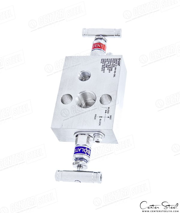 منیفولد دو شیر ترانسمیتری - Vertical Direct Mount 2Valve Manifold سری SM برند S-LOK - تصویر 7