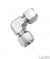 یونیون البو استنلس استیل ۳۱۶ ( زانوی دو سر مهره میلیمتری) - Metric Union Elbow