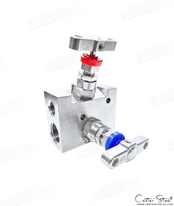 منیفولد دو شیر ۴۵ درجه - Remote Mount Two Valve Manifold مدل HALS2V برند Parker - تصویر 3