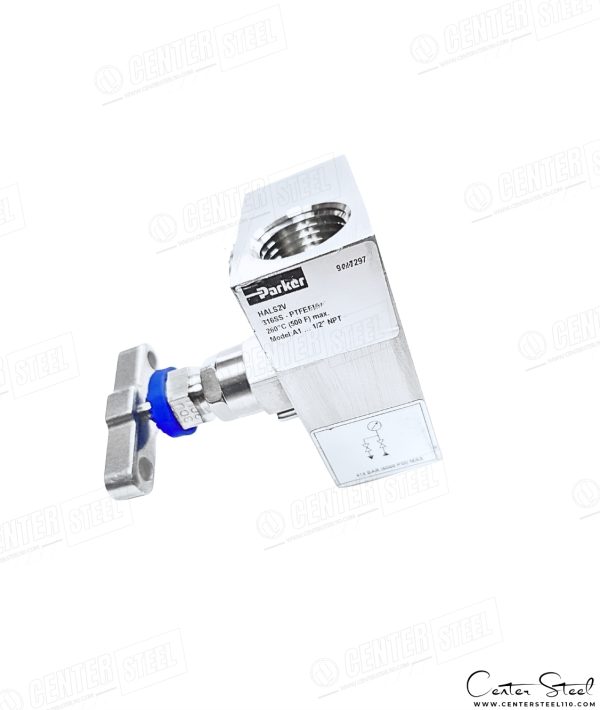 منیفولد دو شیر ۴۵ درجه - Remote Mount Two Valve Manifold مدل HALS2V برند Parker - تصویر 2