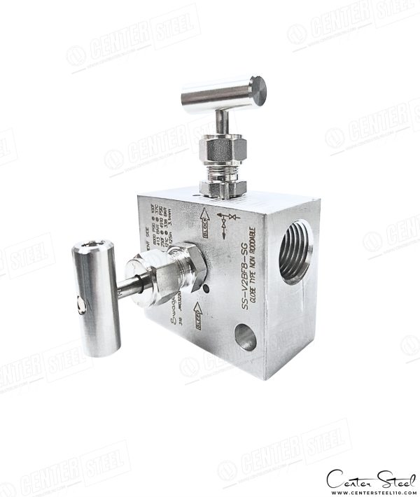 منیفولد دو شیر - Remote Mount 2 Valve Manifold سری-V برند Swagelok - تصویر 8