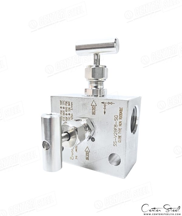 منیفولد دو شیر - Remote Mount 2 Valve Manifold سری-V برند Swagelok - تصویر 6