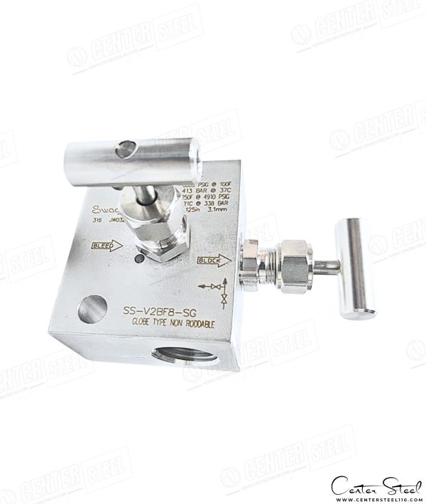 منیفولد دو شیر - Remote Mount 2 Valve Manifold سری-V برند Swagelok - تصویر 5