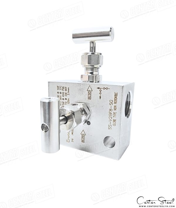 منیفولد دو شیر - Remote Mount 2 Valve Manifold سری-V برند Swagelok - تصویر 2