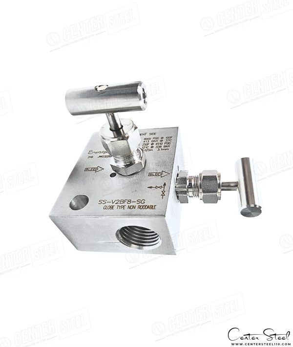 منیفولد دو شیر - Remote Mount 2 Valve Manifold سری-V برند Swagelok - تصویر 7