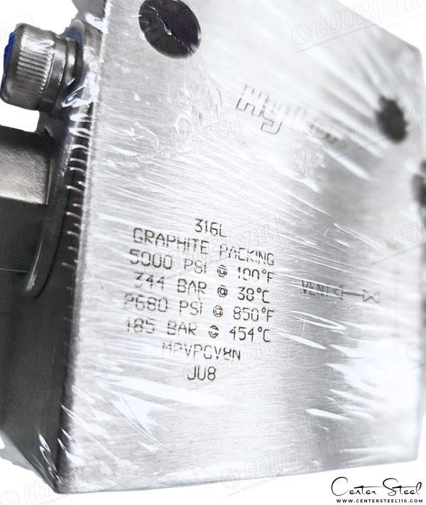 منیفولد دوشیر - Remote Mount Type Two-Valve Manifold مدل M2VPGV8N برند HY-LOK - تصویر 3