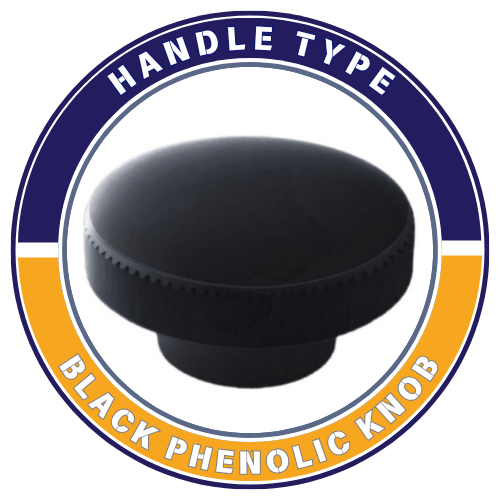دسته گرد فلکه ای (Round Phenolic Knob)