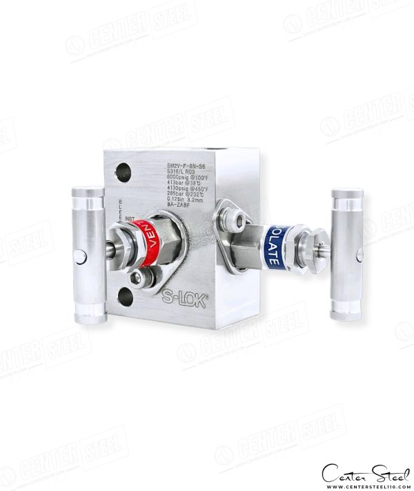 منیفولد ۲ شیر ( شیر ۲ راهی ) - 2Valve Manifold سری Remote برند S-LOK