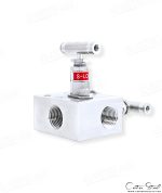 منیفولد ۲ شیر - Block Remote Mount 2-Valve Manifold سری SM برند S-LOK - تصویر 3