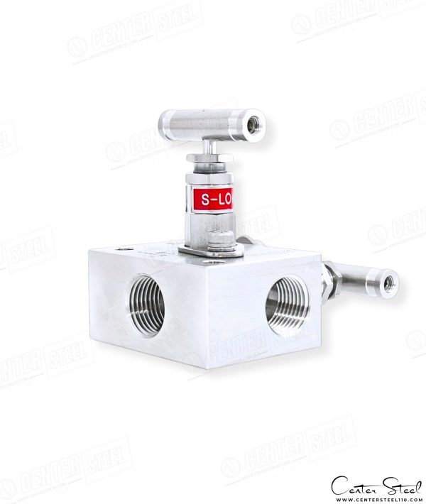 منیفولد ۲ شیر - Block Remote Mount 2-Valve Manifold سری SM برند S-LOK - تصویر 3