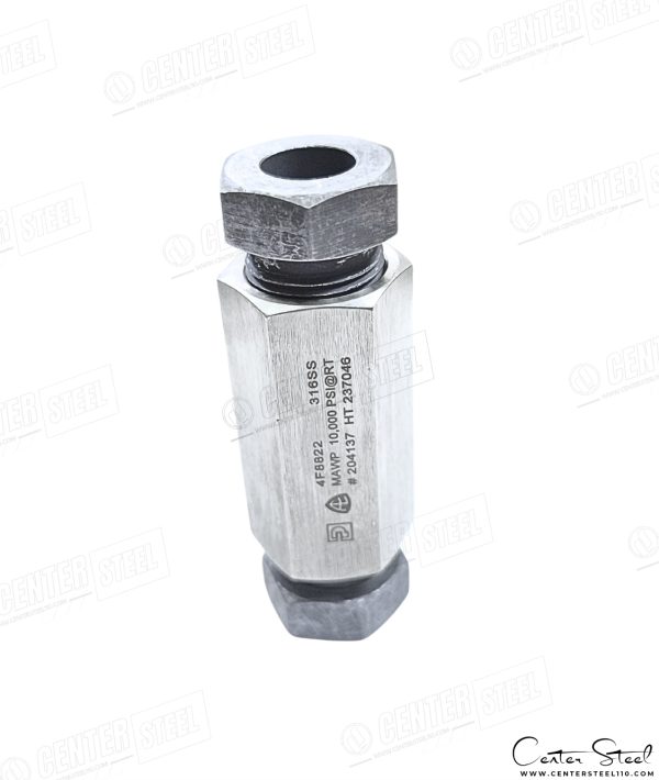 رابط مستقیم 15000Psi استنلس استیل ۳۱۶ - Straight Coupling سری Speedbite Single Ferrule - تصویر 6