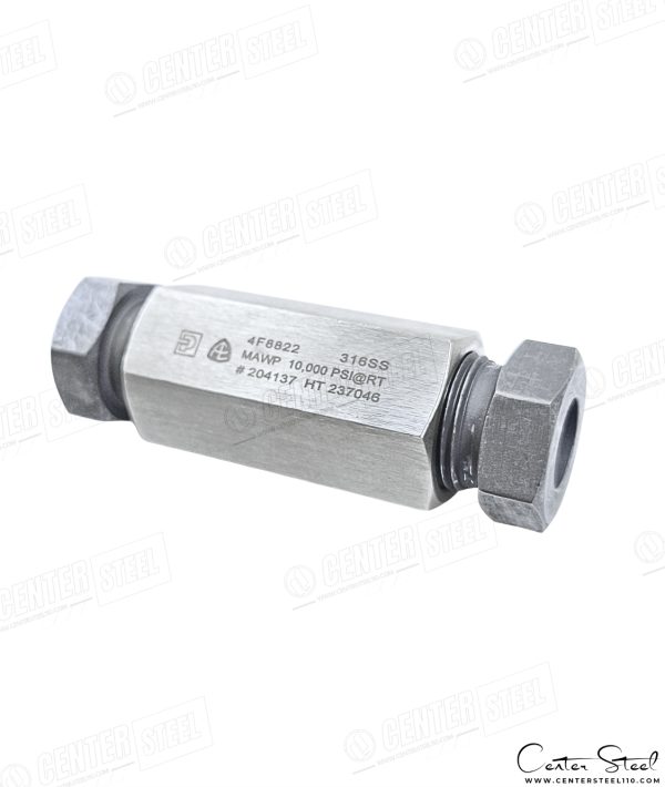 رابط مستقیم 15000Psi استنلس استیل ۳۱۶ - Straight Coupling سری Speedbite Single Ferrule - تصویر 5