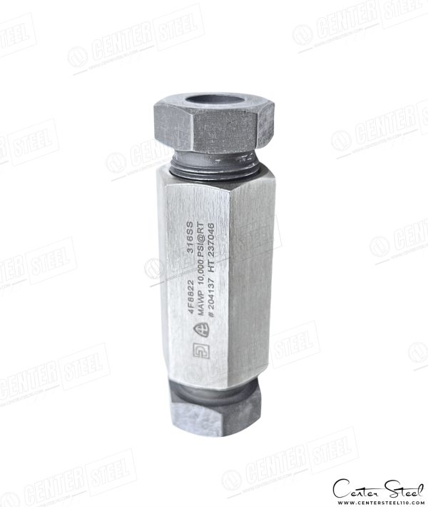 رابط مستقیم 15000Psi استنلس استیل ۳۱۶ - Straight Coupling سری Speedbite Single Ferrule - تصویر 4