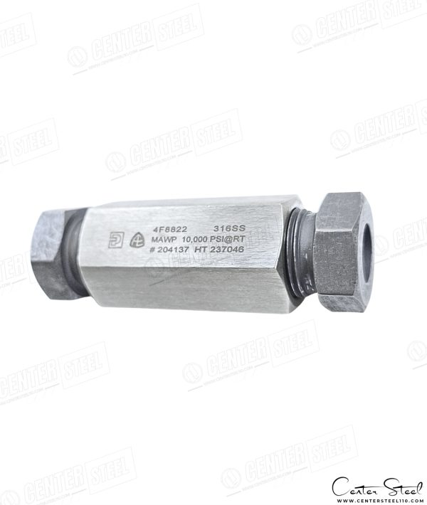 رابط مستقیم 15000Psi استنلس استیل ۳۱۶ - Straight Coupling سری Speedbite Single Ferrule - تصویر 3